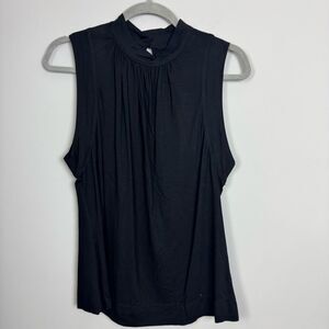 MAX EDITION | NEW Black Sleeveless High Neck Top Women’s Size X-Large